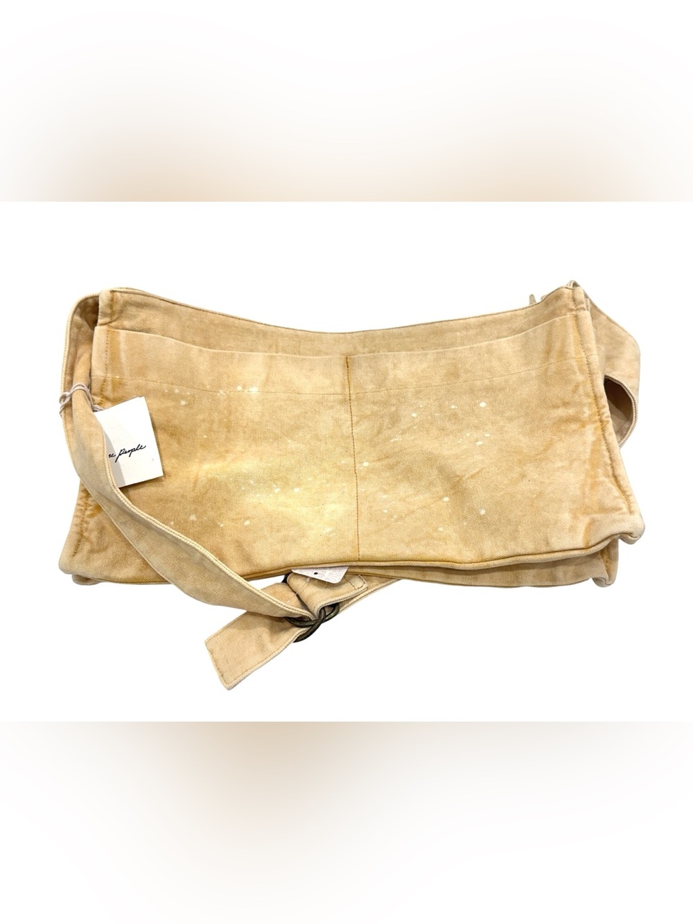 NWT Free People Camp Crush Sling Bag in Neutral - Picture 5 of 7